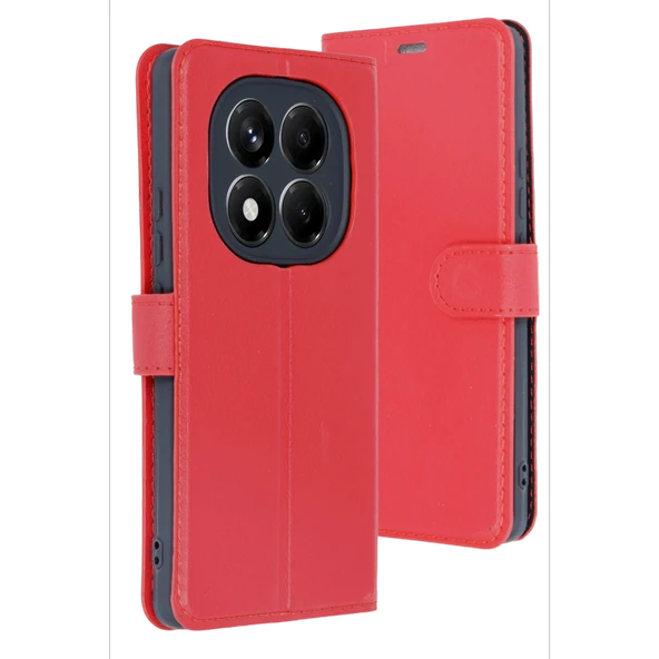 Xiaomi Redmi Note 15 Pro 5g Trend S Plus Kapaklı Kılıf - Kırmızı ürün görseli 1