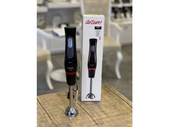 Arzum Risso El Tipi Blender 900 W 1 lt Kapasite Modern - Siyah - AR1203-01 ürün görseli 1
