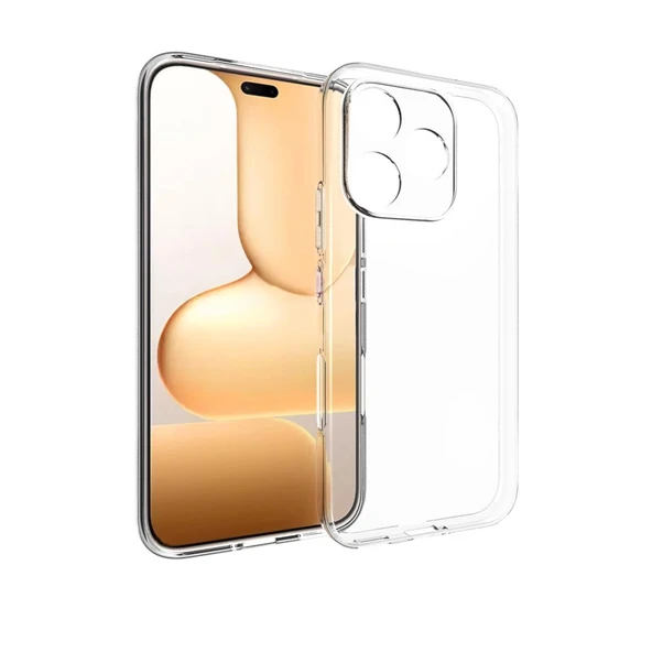 Huawei Honor 600 Lite Lüx Şeffaf Silikon - Şeffaf ürün görseli 1