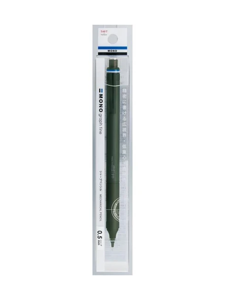 Tombow Mono Graph Fine Versatil Kalem 0.5 Blisterli Yeşil LV-T-DPA-112D ürün görseli 1