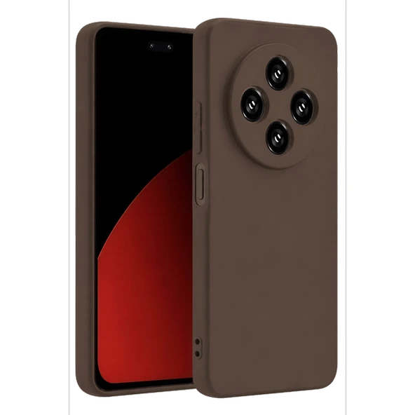 Xiaomi Redmi 14c Kılıf First Silikon - Kahverengi ürün görseli 1