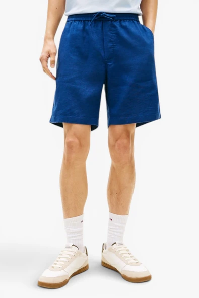 Tommy Hilfiger   DOVER 8 PO SORONA LINEN 2/2 Erkek Mavi Şort - MW0MW44353 ürün görseli 1