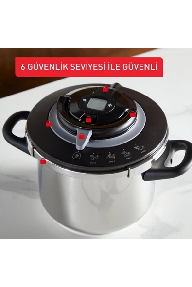 Clipso+ Chef Düdüklü Tencere - 6L - Resim 5