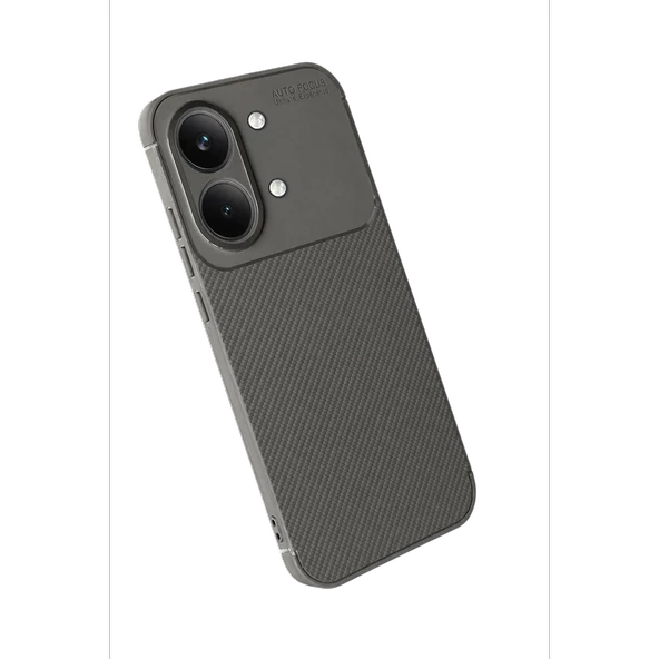 Xiaomi Poco X8 Pro Max Auto Focus Karbon Kapak - Gri - Resim 2