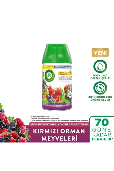 Air Wick Kırmızı Orman Meyveleri Oda Kokusu Freshmatic Yedek Spreyi 250 ml ürün görseli 1