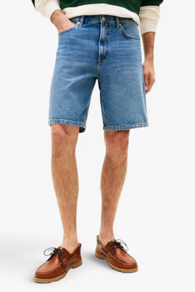 Tommy Hilfiger   DOVER SHORT RAY BLUE Erkek Mavi Şort - MW0MW42557 ürün görseli 1