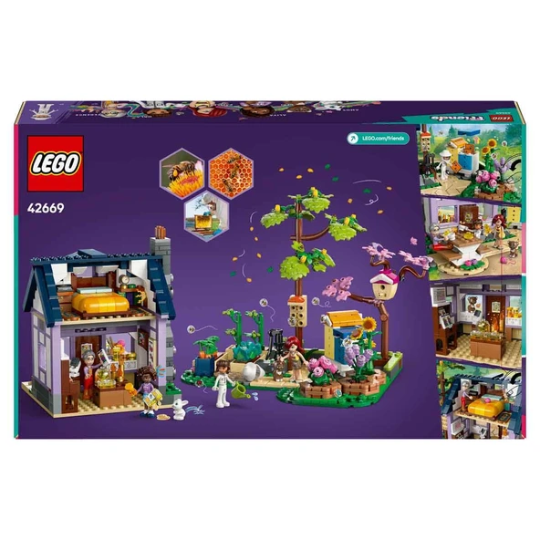 LEGO 42669 Friends Arıcıların Evi ve Çiçek Bahçesi - Resim 4