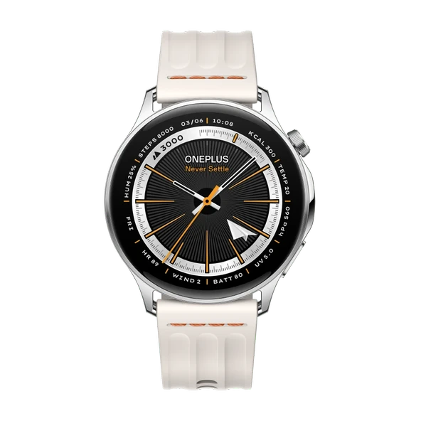 OnePlus Watch Lite ( OnePlus Türkiye Garantili ) - Gümüş - Resim 2