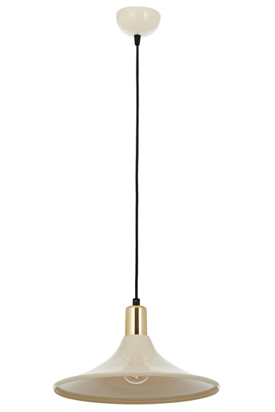 AVONNI AV-4106-M28-BBY Beyaz Boyalı Modern Avize E27 Metal 30cm ürün görseli 1