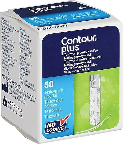 Contour Plus Kan Şekeri Test Stribi 50 Adet ürün görseli 1
