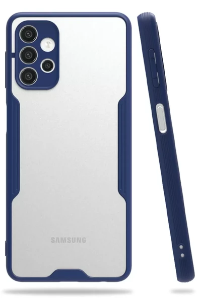 Newface Samsung Galaxy A72 Kılıf Platin Silikon - Lacivert ürün görseli 1