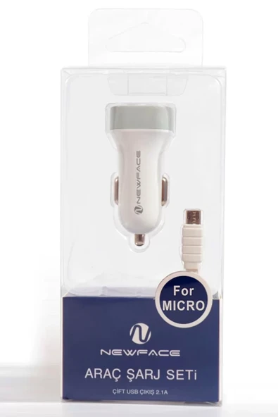 Newface C17 Micro USB 2.1A Araç Şarjı ürün görseli 1
