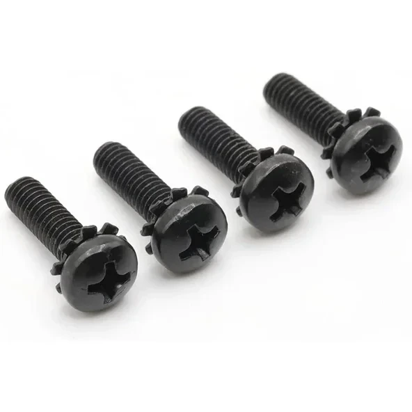 LG TV Standı ile Uyumlu - 4'lü Set ReplacementScrews M4 14 mm Vidalar ürün görseli 1