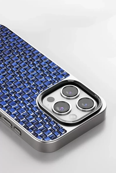 Venco Apple iPhone 15 Pro Max Brand Kapak - Gümüş - Resim 3