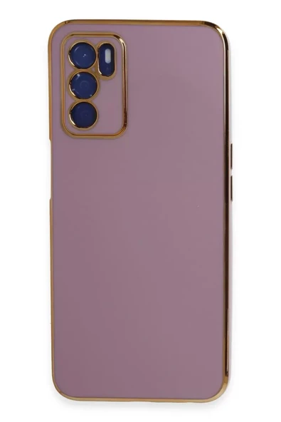 Newface Oppo A16 Kılıf Volet Silikon - Mor ürün görseli 1