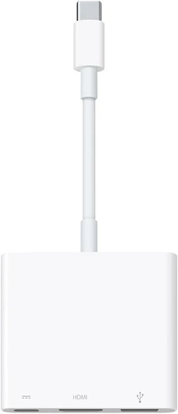 Apple USB-C Dijital AV Çoklu Bağlantı Noktası Adaptörü ​​​​​​​ Teşhir ürün görseli 1