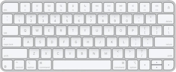 Apple Magic Keyboard: Bluetooth, şarj edilebilir. Mac, iPad ve iPhone ile çalışır; Türkçe F Klavye, Gümüş Rengi (USB-C) Outlet ürün görseli 1