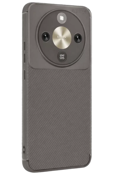 Newface Huawei Honor Magic 8 Lite Auto Focus Karbon Kapak - Gri ürün görseli 1