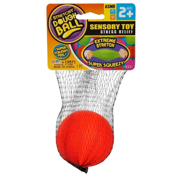 Stretchy Dough Ball - Stres Giderici Esnek Oyun Hamuru Topu - Turuncu ürün görseli 1