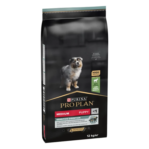 Pro Plan Medium Puppy Kuzu Etli Yavru Köpek Maması 12 Kg ürün görseli 1