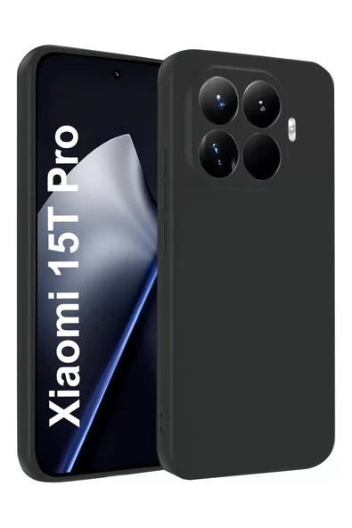 Newface Xiaomi Mi 15T Pro First Silikon - Siyah ürün görseli 1