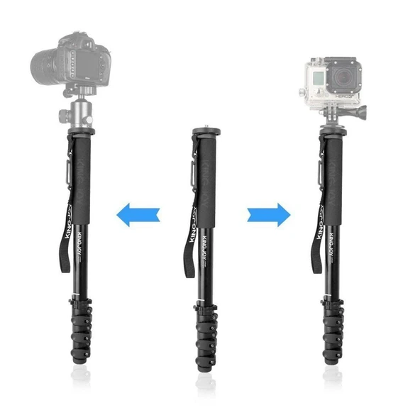 Kingjoy MP408F DSLR Video Kamera Monopod - Resim 4