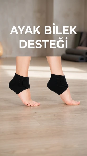 Silikon Tabanlı Ortopedik 2'li Topuk Dikeni Destek Çorap Seti ürün görseli 1