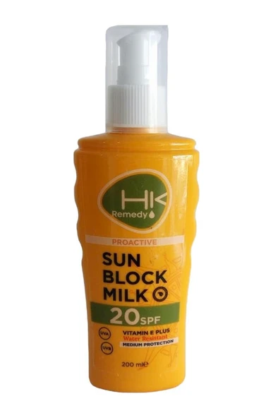 HK Remedy Sun Güneş Sütü SPF 20 Sprey 200 ML ürün görseli 1