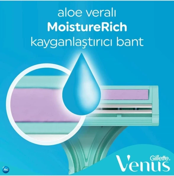 Gillette Simply Venus 2 Smooth Tıraş Bıçağı 4'lü - Resim 4