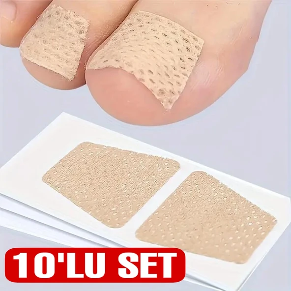 Kolay Uygulanabilir Ayak Tırnağı Onarım Yaması (10lu Set) ürün görseli 1