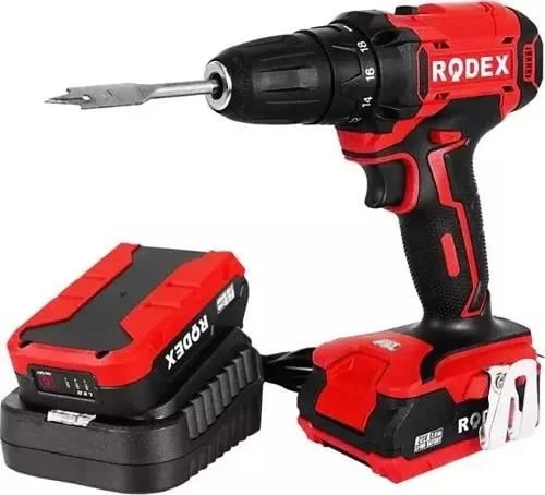 Rodex RDX3375 21 V Çift Akülü 2 Ah Matkap ürün görseli 1