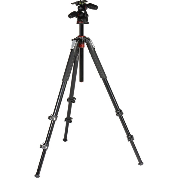 Manfrotto MK055XPRO3-3W MHXPRO-3W başlık ile Tripod Kit ürün görseli 1
