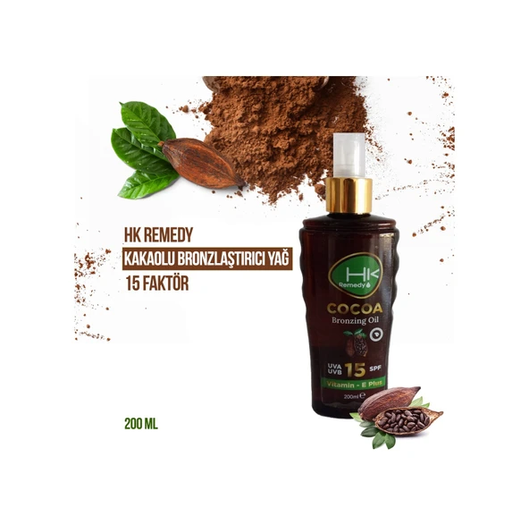 HK Remedy Sun Kakao Yağı 15 SPF Sprey 200 ML ürün görseli 1