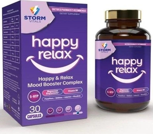 Storm Vitals Happy Relax 30 Kapsül ürün görseli 1