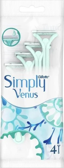 Gillette Simply Venus 2 Smooth Tıraş Bıçağı 4'lü - Resim 2