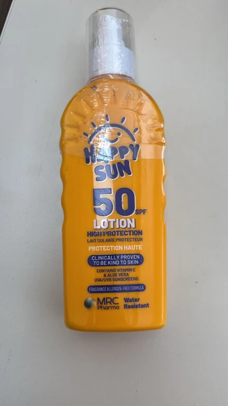 Happy Sun Spf 50 Güneş Sütü ürün görseli 1
