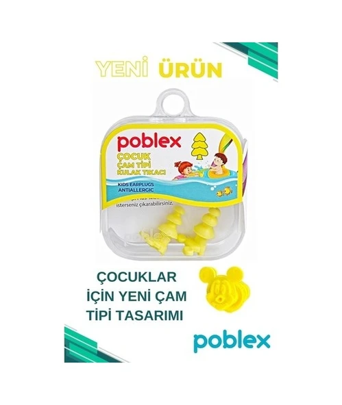 Poblex Çam Tipi Çocuk Tıkacı ürün görseli 1