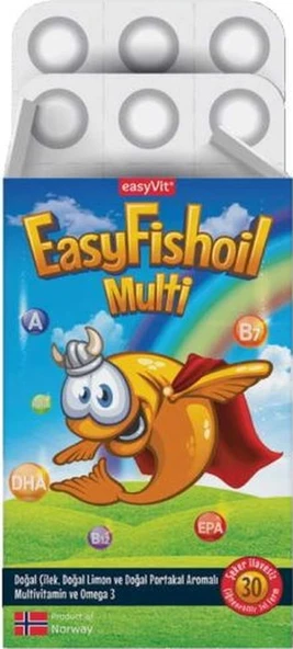 EasyFishoil Multi 30 Çiğnenebilir Jel Form ürün görseli 1