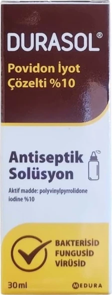Durasol Antıseptık Povıdon Iyot 30ml ürün görseli 1