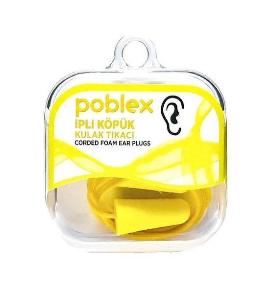 Poblex Ipli Köpük Kulak Tıkacı ürün görseli 1