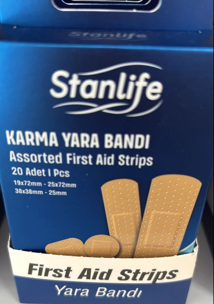 Stanlıfe Karma Yara Bandı 20li ürün görseli 1