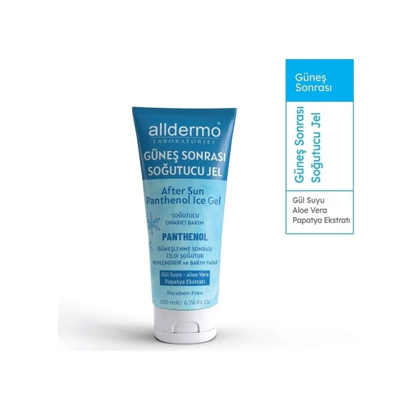 Alldermo After Sun Panthenol Ice Jel 200 ML ürün görseli 1