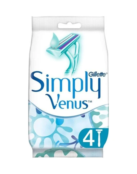 Gillette Simply Venus 2 Smooth Tıraş Bıçağı 4'lü ürün görseli 1