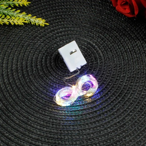 3 Metre RGB Pilli Peri Led - Resim 3