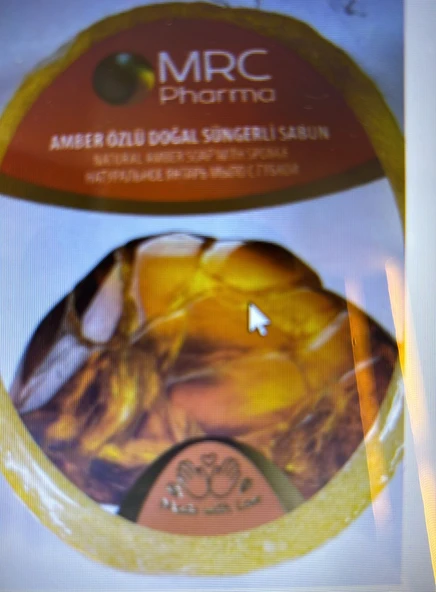 Amber Özlü Doğal Süngerli Sabun 135 Gr ürün görseli 1