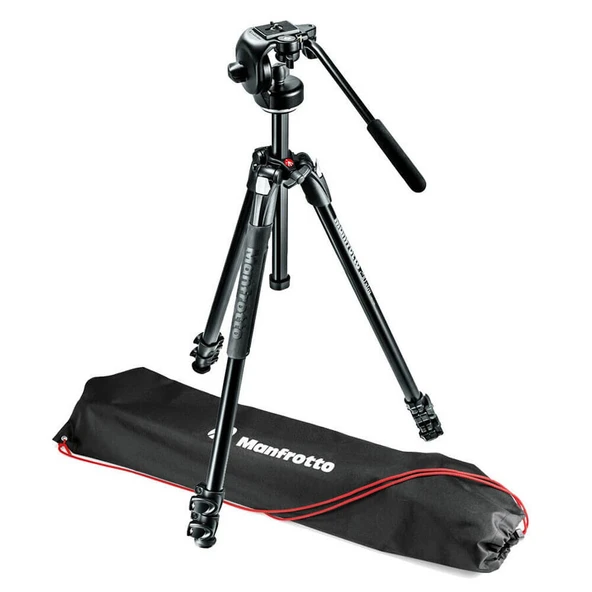 Manfrotto MK290XTA3-2W Alüminyum Video Tripod - Resim 5