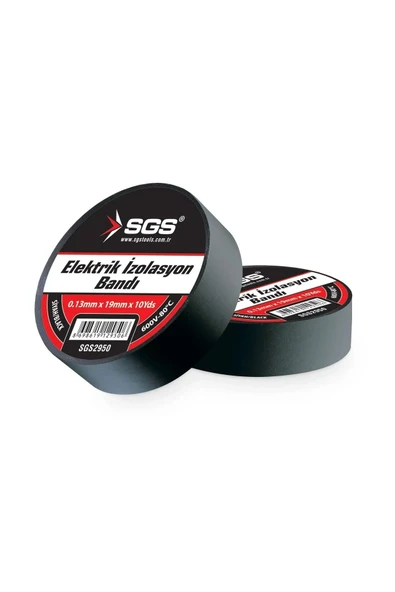 Sgs Sgs2950 Siyah Elektrik İzole Bandı ürün görseli 1