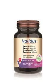 Validus Digestive Comfort Cumin + Fennel + Amylase 60 Kapsül ürün görseli 1