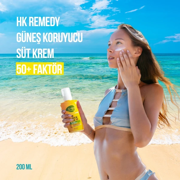 HK Remedy Sun Güneş Sütü SPF 50+ Hassas Ciltler İçin Sprey 200 ML ürün görseli 1