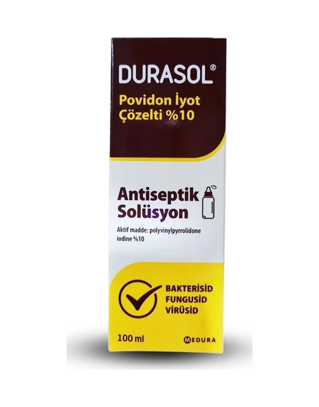 Durasol Antıseptık Povıdon Iyot 100ml ürün görseli 1